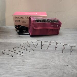 Remington Compact Hot Rollers Ionic Ceramic 10 Rollers 2 Sizes Worldwide Voltage